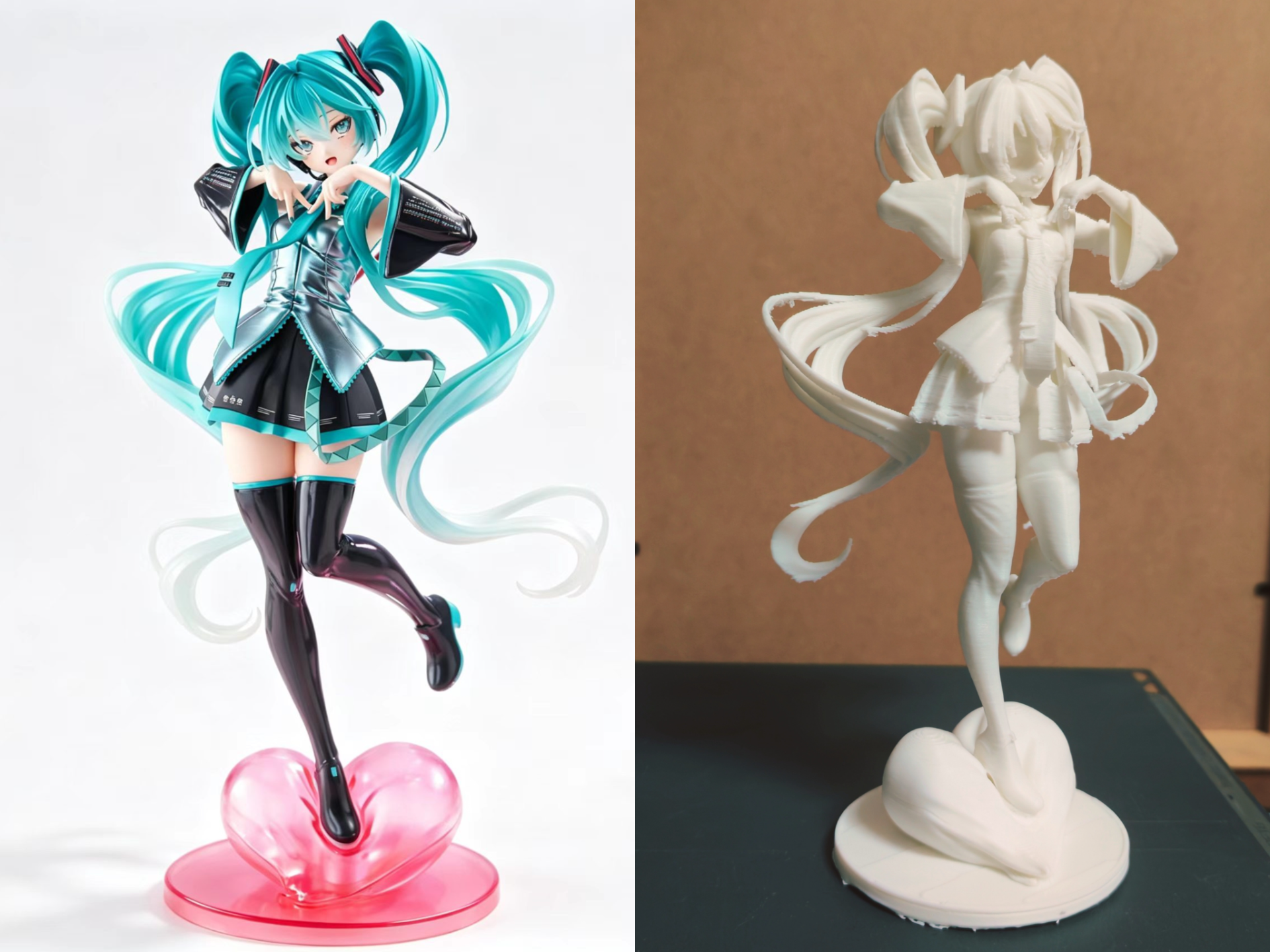 初音未来 心形底座比心造型 - 1