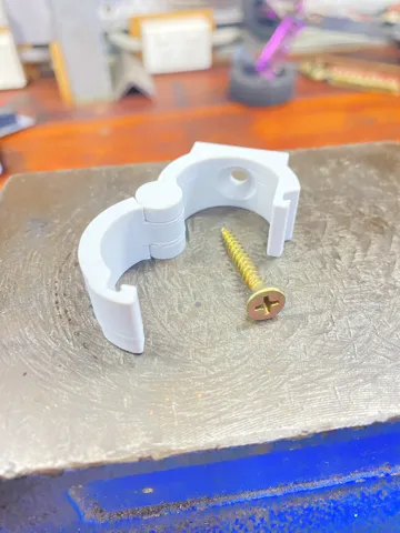 Clip o pieza de sujeción: Screw On Cable Management Clip – Wire, Tube, Pipe — vista de referencia 2