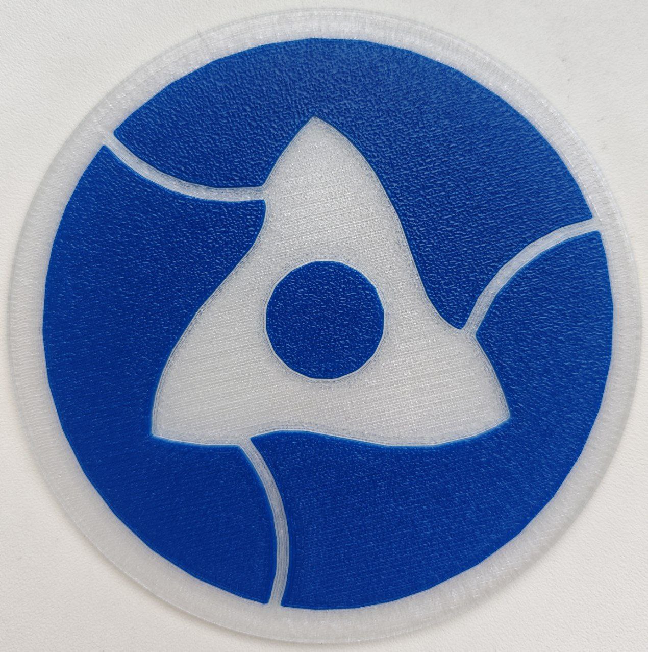 Rosatom Logo Coaster - Free 3D Print Model - MakerWorld