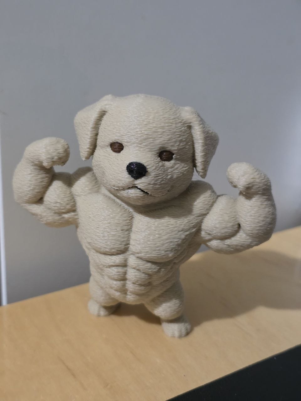 Miniatura 2 do modelo 3D 健身教练-修狗（小狗摆件/挂件）