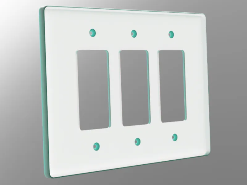 Wall Plate 3-Gang - Jumbo Size