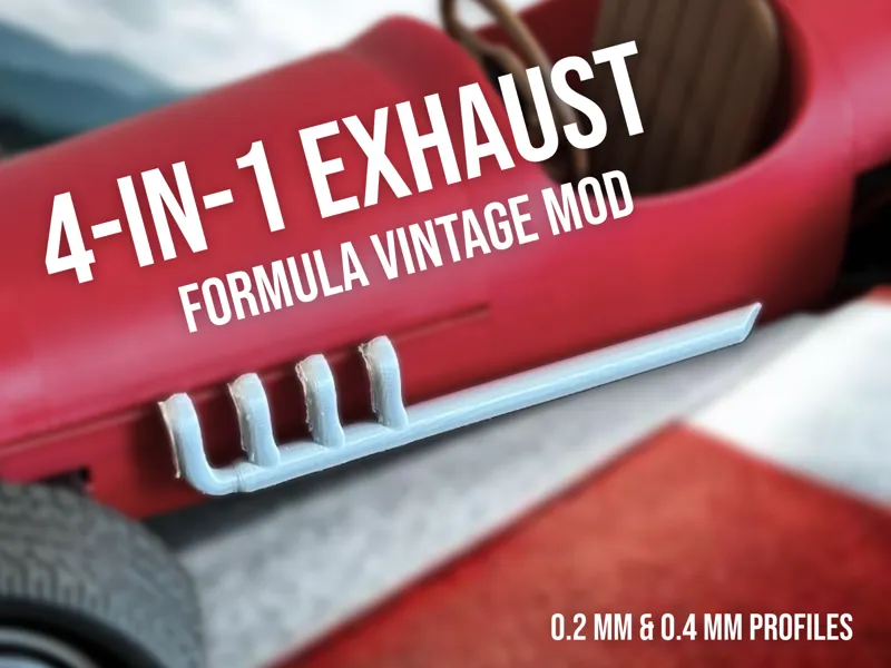 4-In-1 Exhaust Mod for Formula Vintage