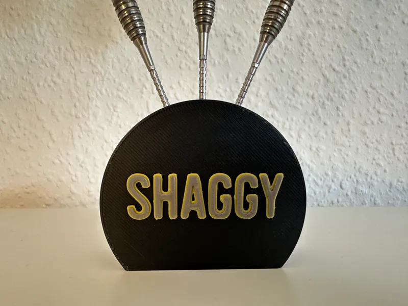 Scott Williams "SHAGGY" Darts Display Stand