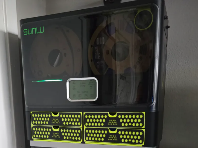 Sunlu S4 Riser Drawer face Remix
