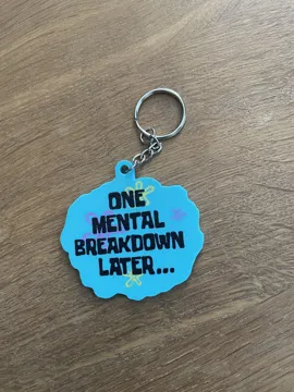Llavero: Funny Keychain / 4 color / Spongebob Meme / Later — vista de referencia 3