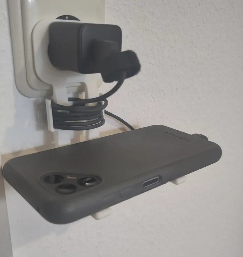 Outlet phone holder