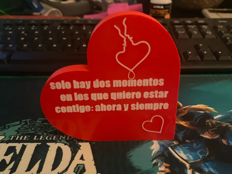 corazón san Valentín de 10x10 cm