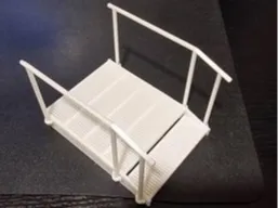 Stairs for Wind Turbine and Decoration