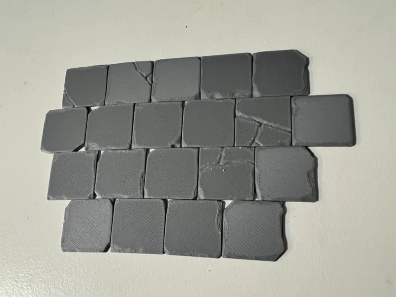 modular damaged floor tile