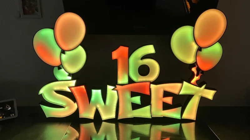 Happy Birthday Sweet 16 party 