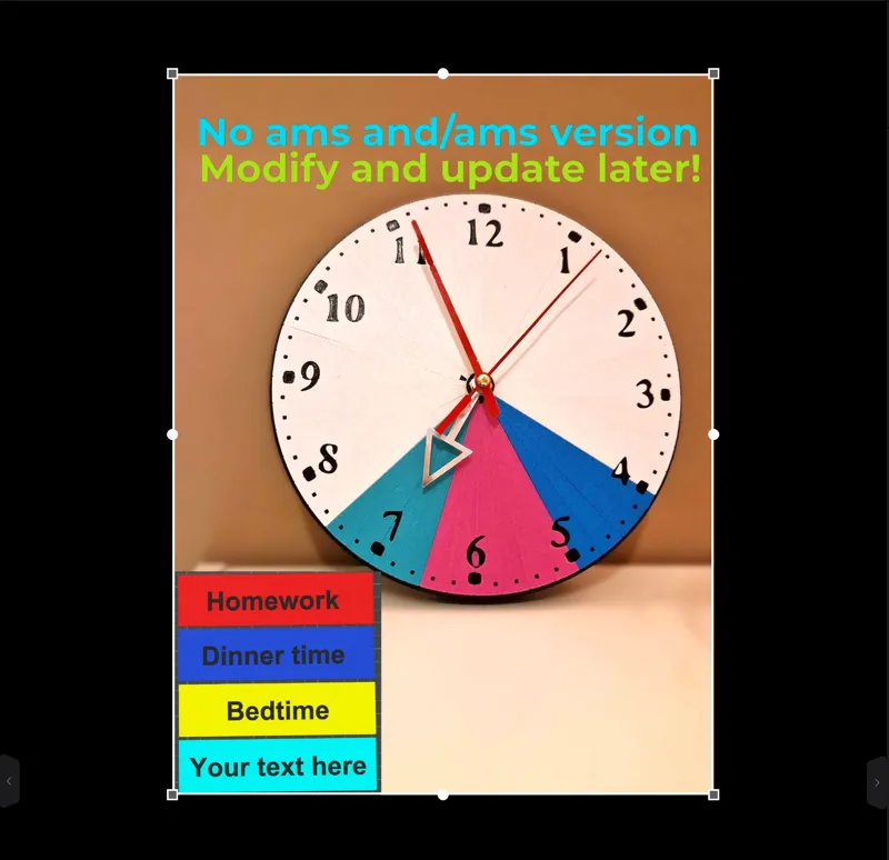 Kids "what time is it" learning clock - Modify and change as they grow!