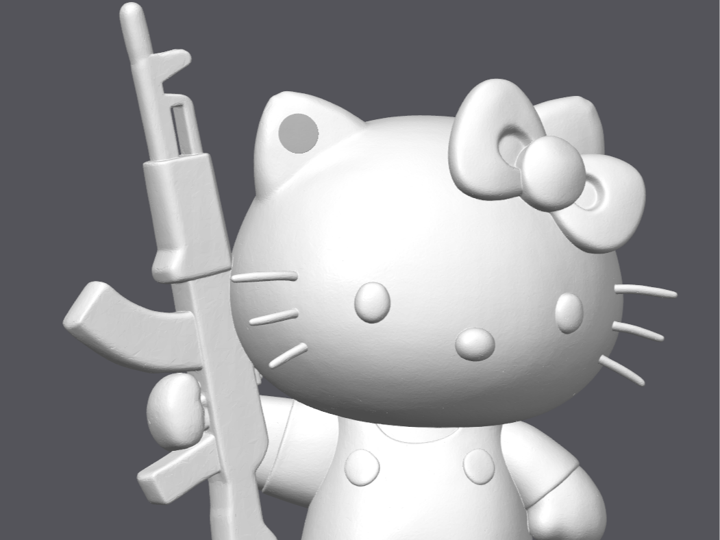 Llavero Hello Kitty AK47