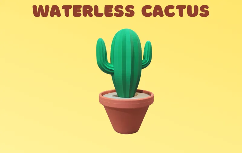Waterless Cactus