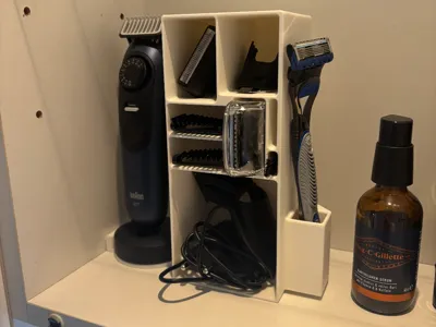 Organizer for Braun BT7 shaver accessories