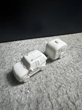 Letrero o emblema decorativo: Chubby Vehicles Series - #34 SUV with Caravan — vista de referencia 3