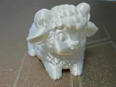 Cute Easter Lamb – Easy Print Spring Decoration