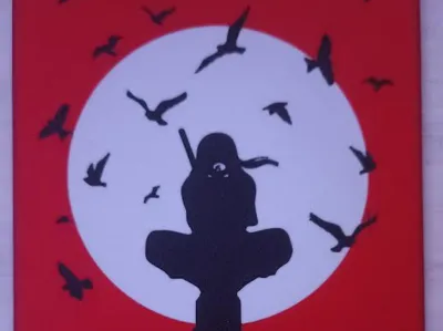 Itachi wall art