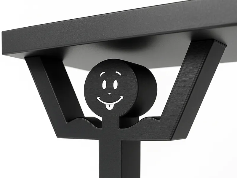 Desk Shelf Leg – Stickman Style