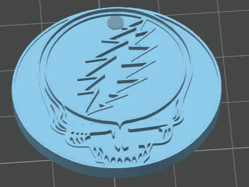 Grateful Dead Steal your face small pendant