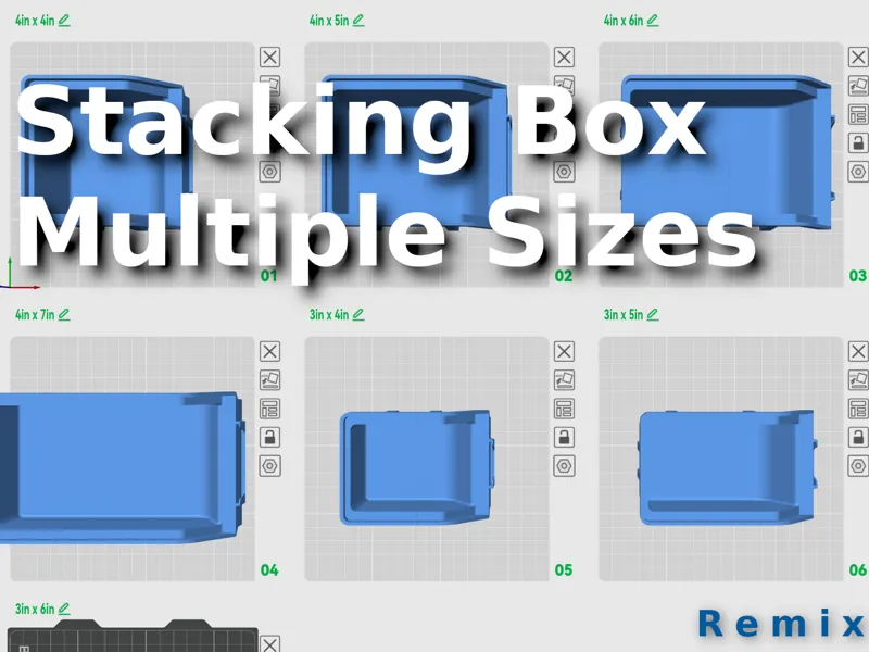 Stacking Box - Multiple Sizes