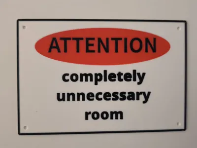 unnecessary room
