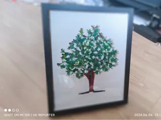 10寸废料镶嵌挂画