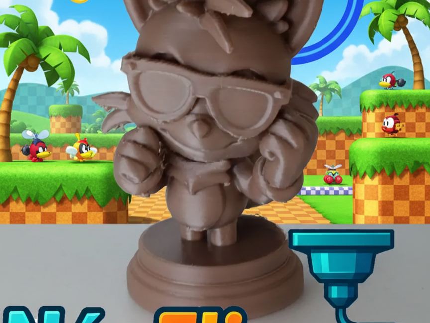 Tails Cool Edition – La figurine 3D ultra stylée 
