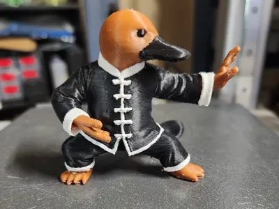 School Logo; Tai Chi Platypus