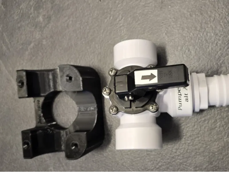 3 way valve pool mount