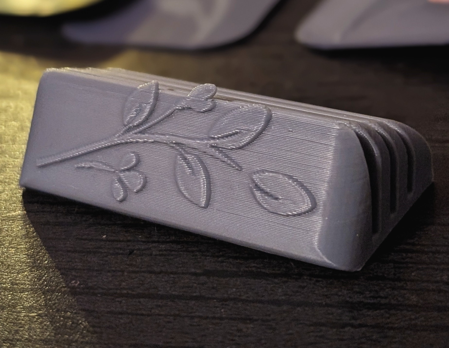 Miniatura 2 do modelo 3D Floral bookmark
