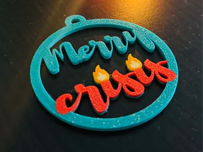 Merry Crisis Christmas ornament