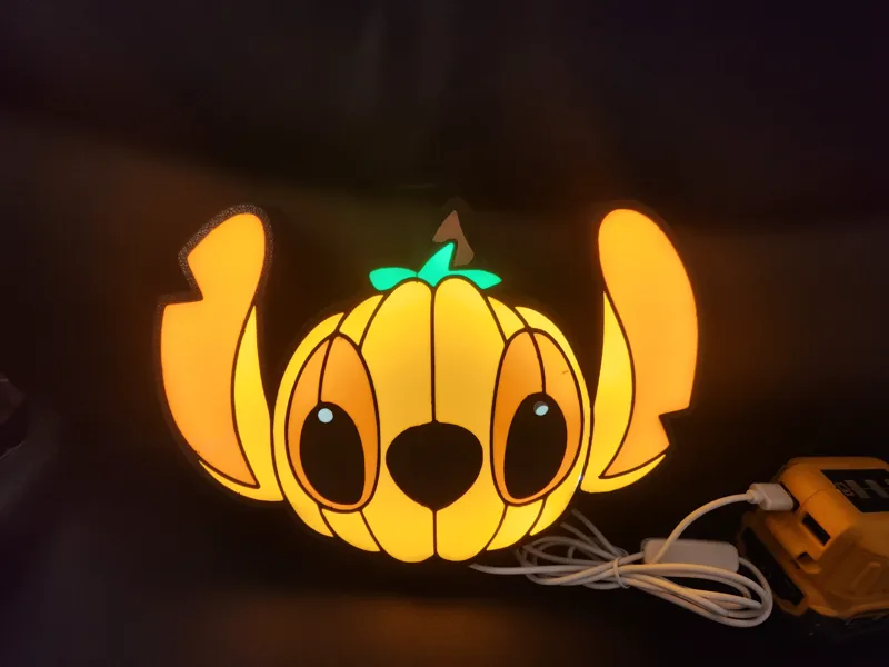 Stich Pumpkin head