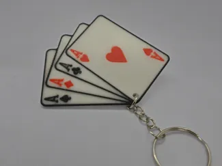 Four Aces Keychain