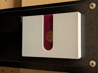 Passport holder for the safe door
