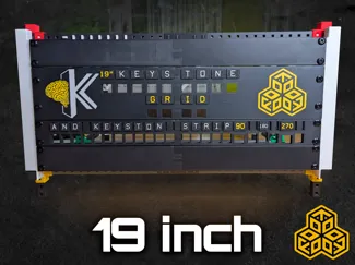 Customizable 19" Keystone Panel