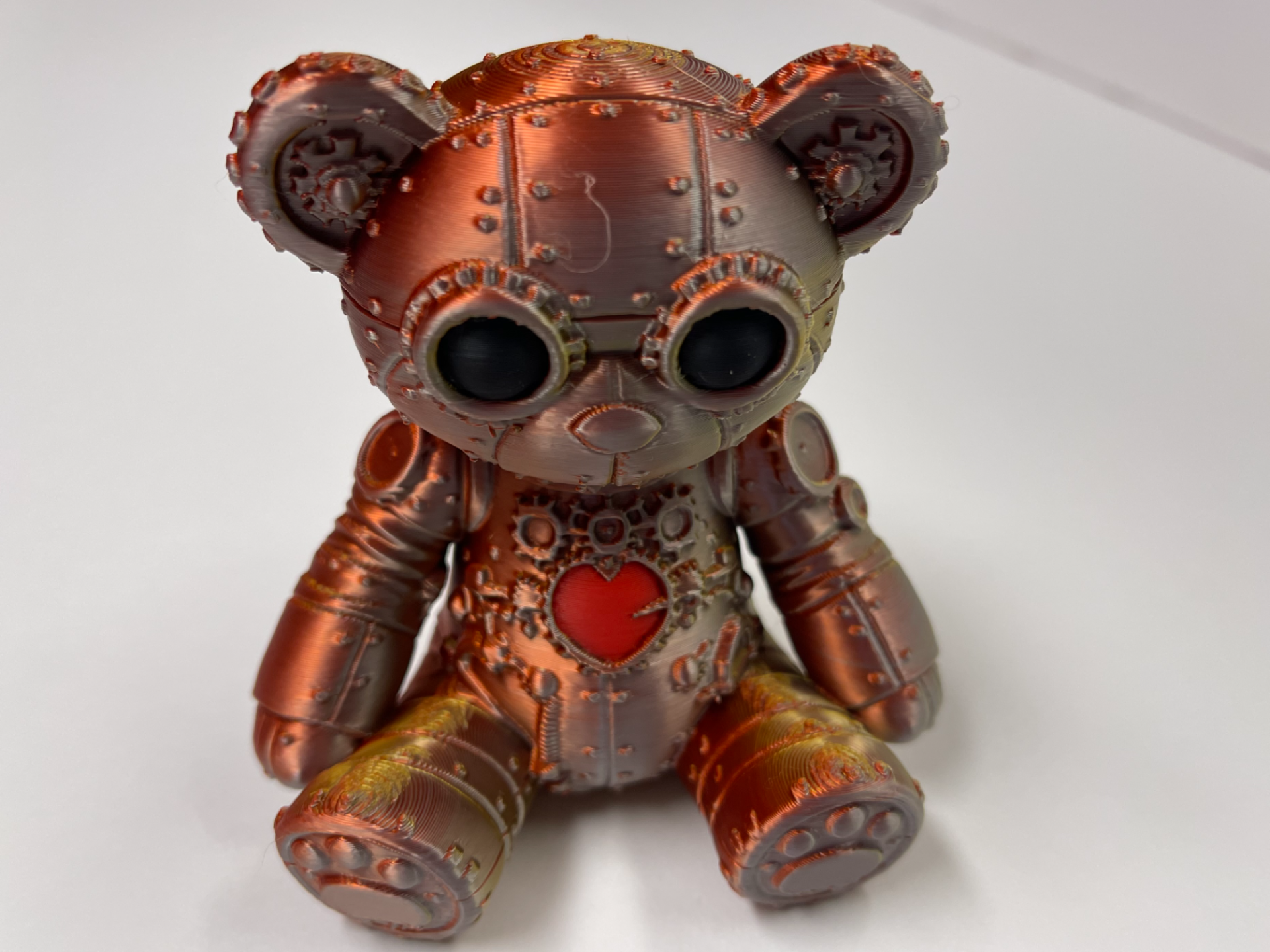 SteamPunk Valentine Heart Bear 