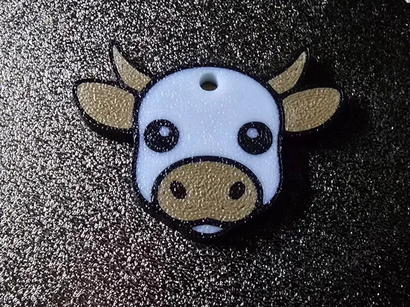 Cow Keychain
