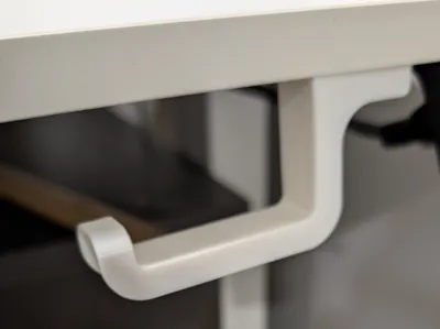 Under-desk screw-in hook