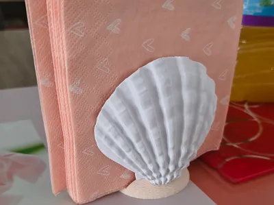 Shell Napkin Holder Stand