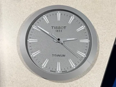 Tissot Gentleman Quartz Titanium Case - Wall Clock