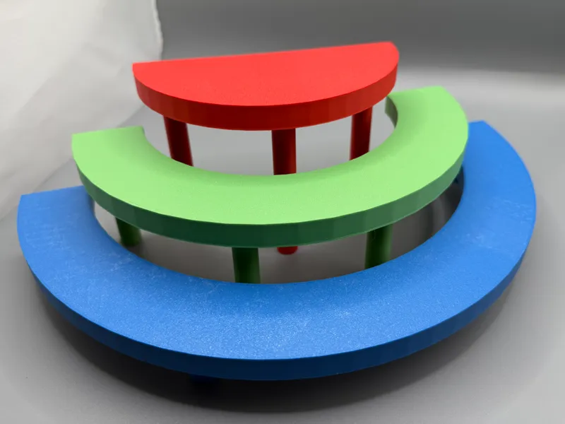 Three Tier Nesting Display Shelf for Miniatures 