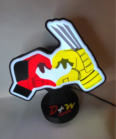 Deadpool and Wolverine Forever | LED Display
