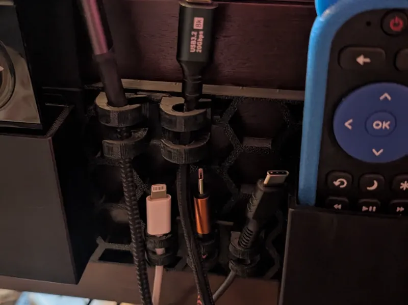 HSW Cable Retainer Holder Organizer