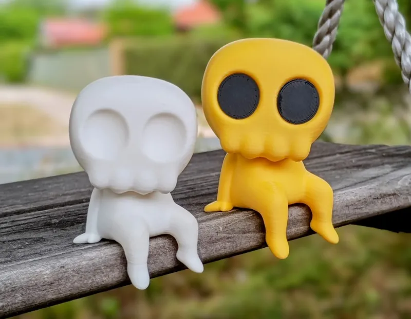 Cute Sitting Skeleton