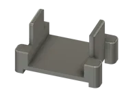 Two stands, 0.6 nozzle, 0.3mm layer height, supports