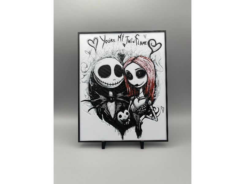 Twin Flame Gothic Couple HueForge
