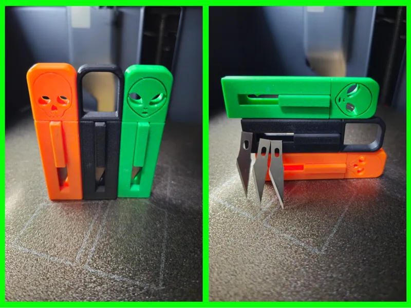 Pocket boxy-style precision knife