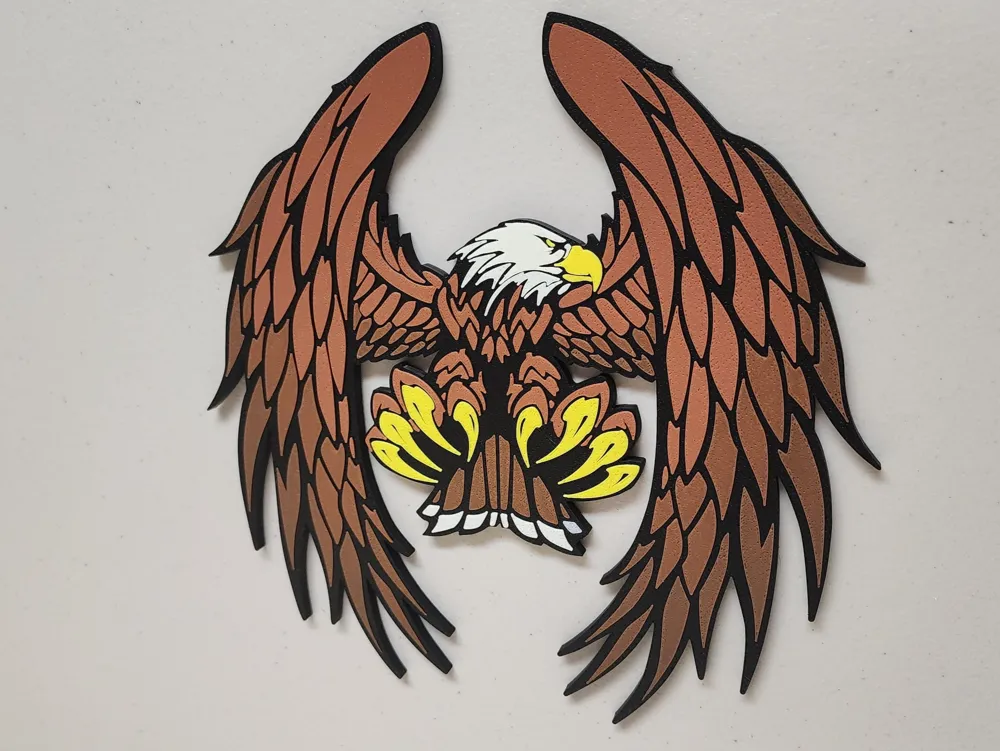 Eagle Wall Display by briankstan - MakerWorld