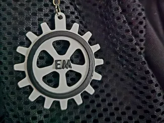 Porta-Chaves Engenharia Mecânica (Gear Keychain)