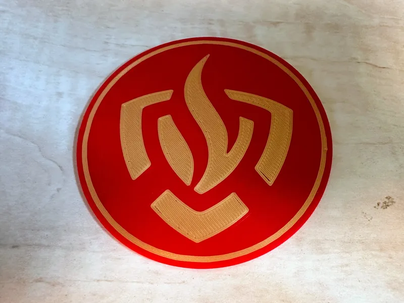 Fire department logo coaster Netherlands